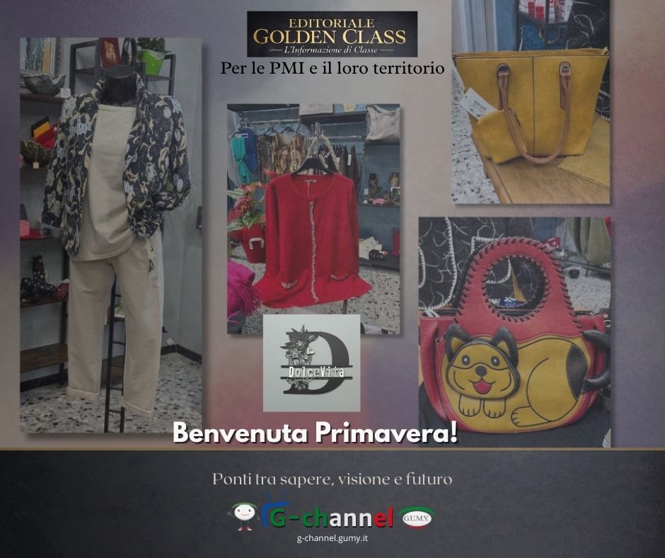 Benvenuta Primavera da Dolcevita Abbigliamento a Collegno!